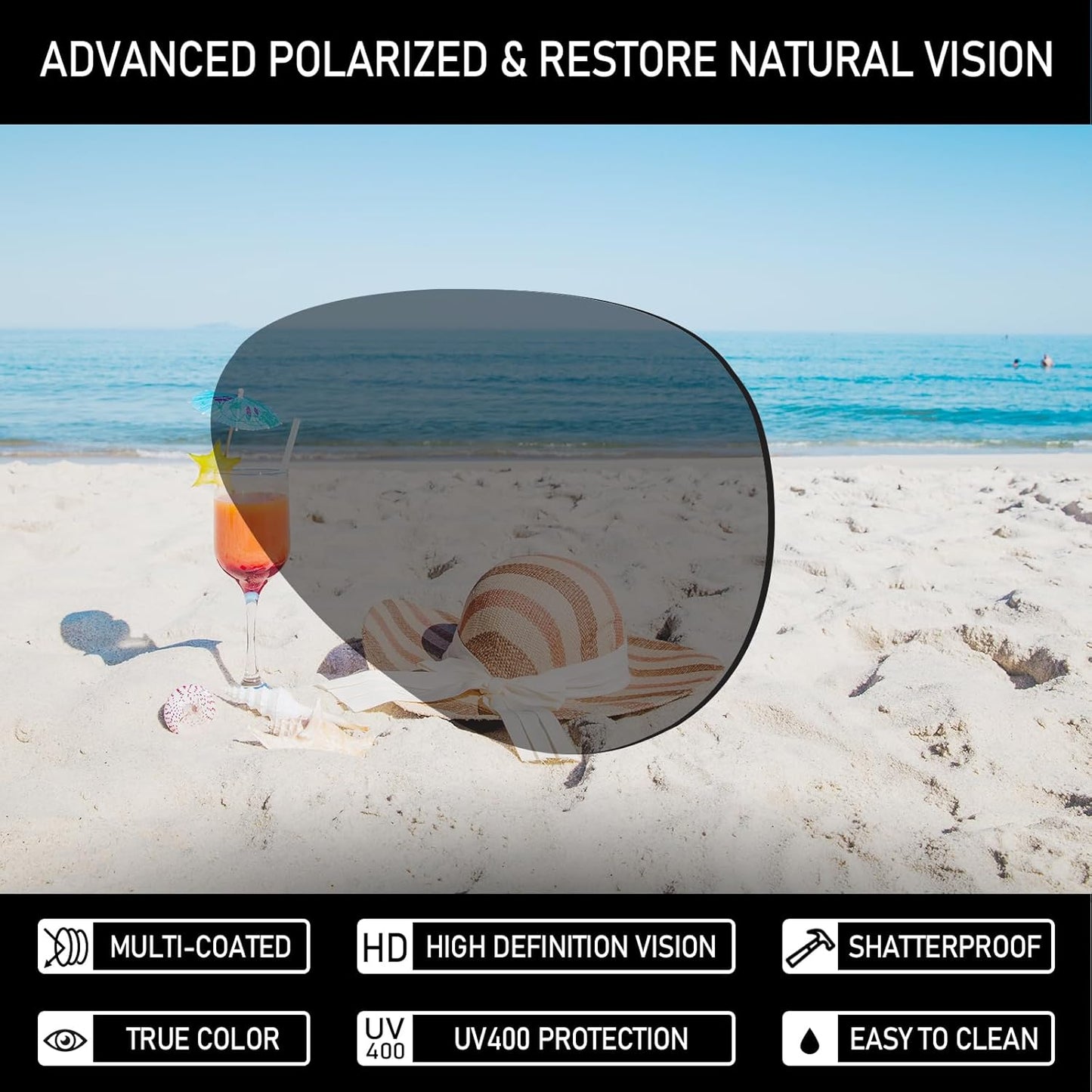 Gafas De Sol Polarizadas De Moda Metálicas Clásico Retro Para Mujeres Y Hombres, Con Protección UV400 Ideal Para Conducir, Pescar, Hacer Senderismo Y Viajar