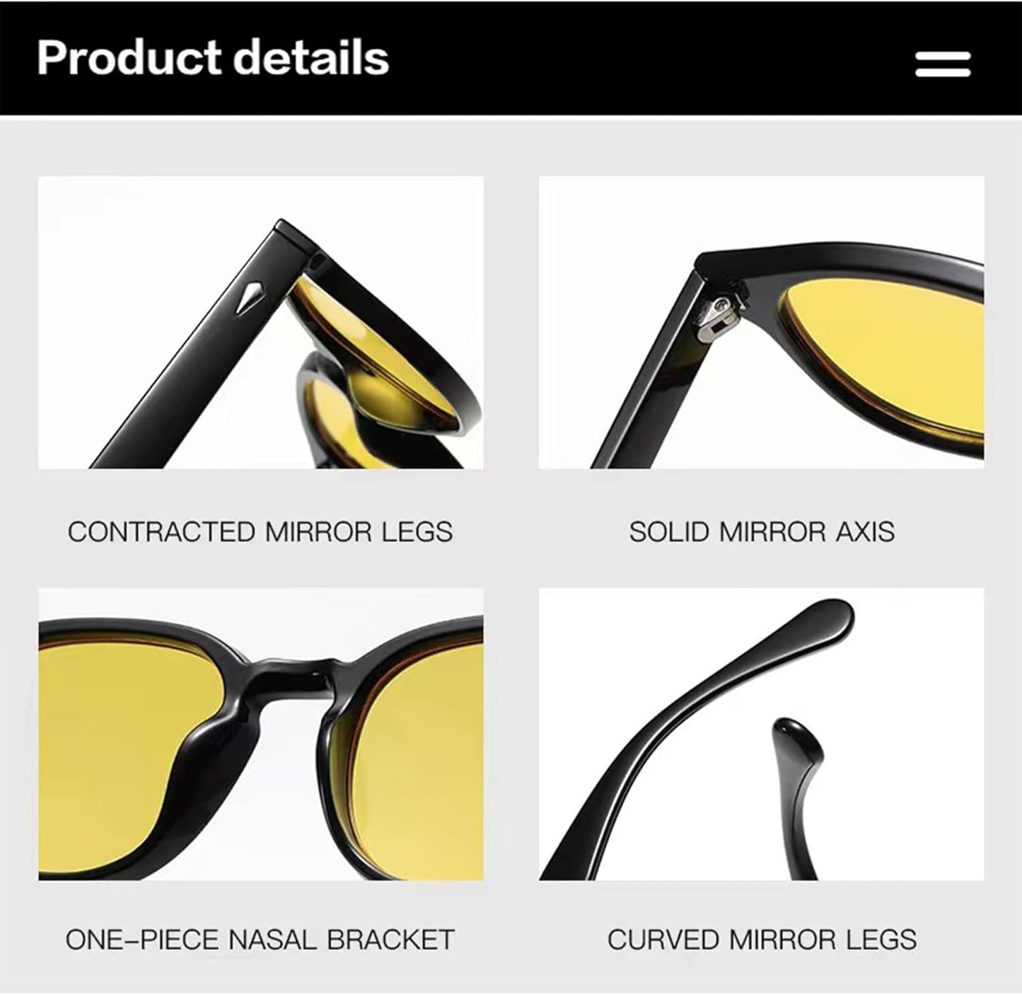 Gafas De Sol Redondas UV400 Vintage Style Depp Para Hombres Y Mujeres, Gafas Viaje De Conducción Moda Para Senderismo