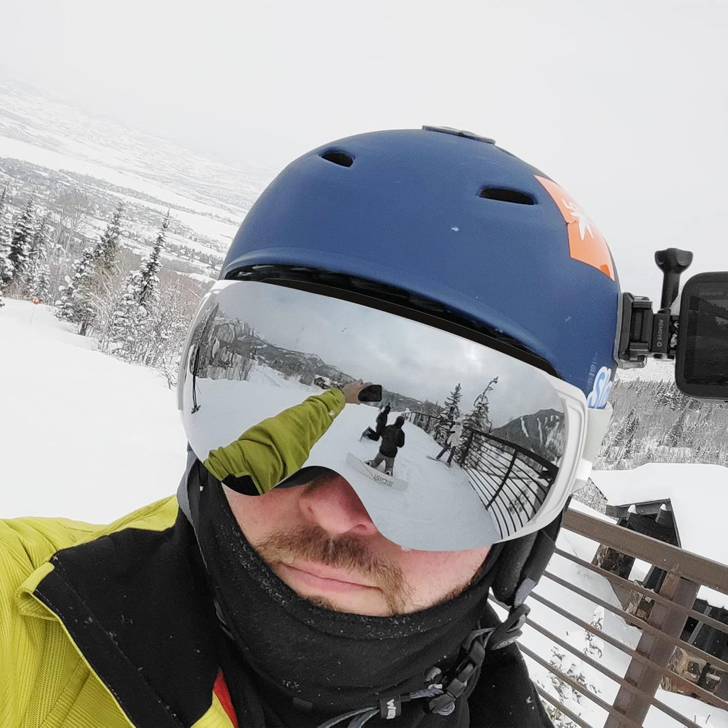 Gafas De Esquí, Gafas Esqui Snowboard Nieve Para Hombre Mujer OTG, Lente Intercambiable Magnética,Anti Niebla Gafas De Esquiar Protección UV Gafas De Ventisca Magnéticos Esférica Lentes
