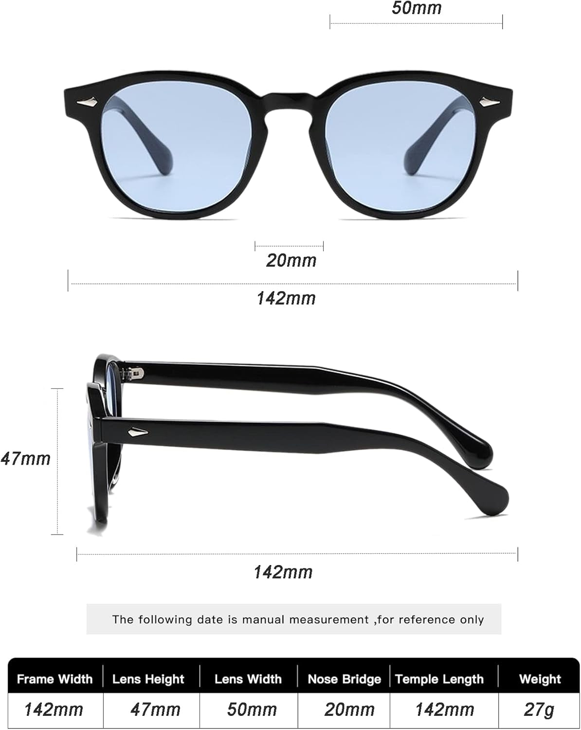 Gafas De Sol Redondas UV400 Vintage Style Depp Para Hombres Y Mujeres, Gafas Viaje De Conducción Moda Para Senderismo