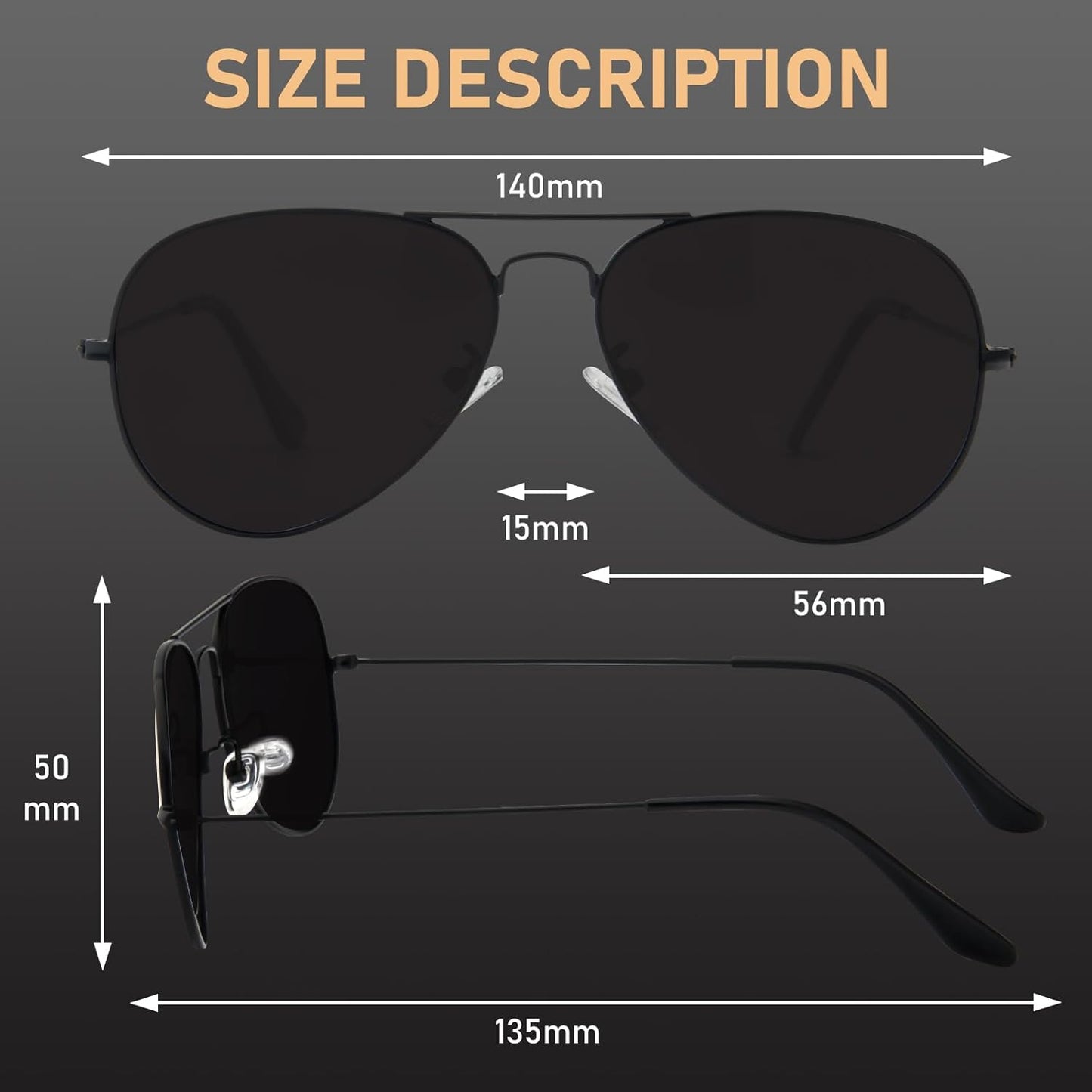 Gafas De Sol Polarizadas De Moda Metálicas Clásico Retro Para Mujeres Y Hombres, Con Protección UV400 Ideal Para Conducir, Pescar, Hacer Senderismo Y Viajar