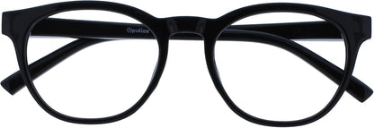OPULIZE Blu Gafas De Lectura Con Bloqueo De Luz Azul Montura Redonda Bisagras De Muelle Mejoran El Sueño Ordenador Gaming Antirreflejante Hombre Mujer B5