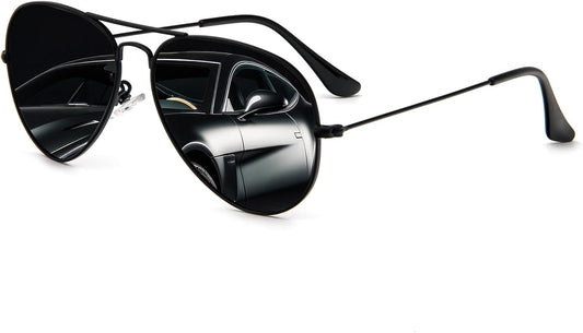Gafas De Sol Polarizadas De Moda Metálicas Clásico Retro Para Mujeres Y Hombres, Con Protección UV400 Ideal Para Conducir, Pescar, Hacer Senderismo Y Viajar