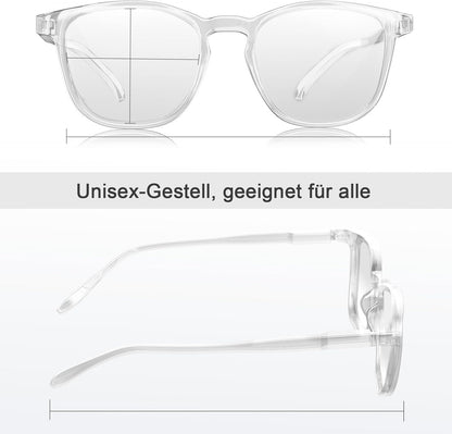 Gafas Luz Azul Para Hombre Y Mujer, Filtro Para Ordenador, TV Y Móvil, Gaming Y Lectura, Reducción De Fatiga Visual, Montura Cómoda Y Ligera, Sin Graduación