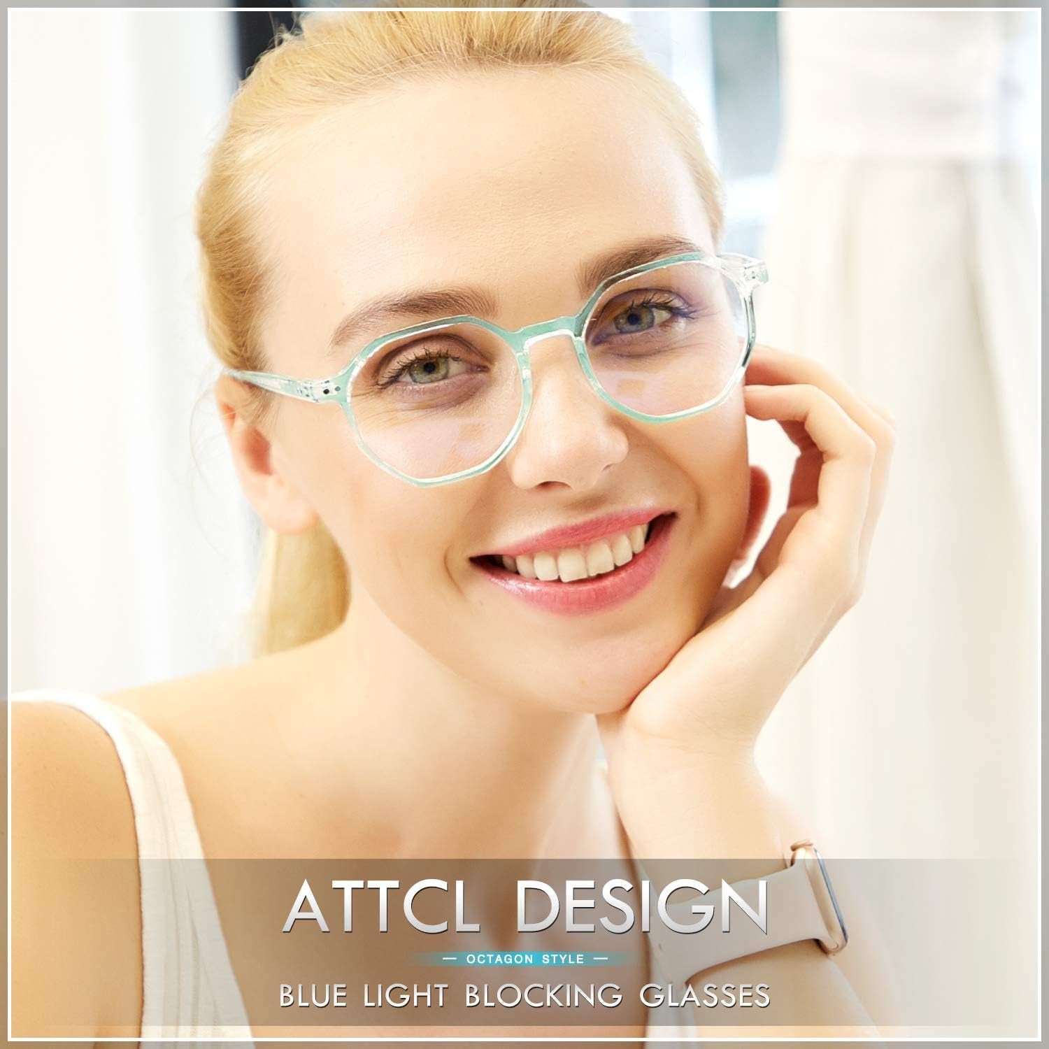 ATTCL Unisex Gafas De Luz Azul Con Armazón TR90 Para Protección Contra Luz Azul, anti Fatiga Por Deslumbramiento
