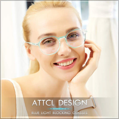 ATTCL Unisex Gafas De Luz Azul Con Armazón TR90 Para Protección Contra Luz Azul, anti Fatiga Por Deslumbramiento